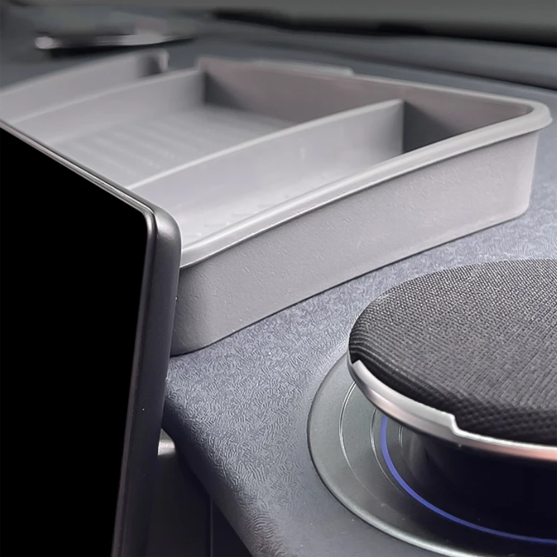 لجيلي غالاكسي E8 2024 2025 لوحة القيادة الأمامية للسيارة شاشة صندوق تخزين خلفي مضاد للأوساخ ملحقات مقاومة للماء الديكور الداخلي #5