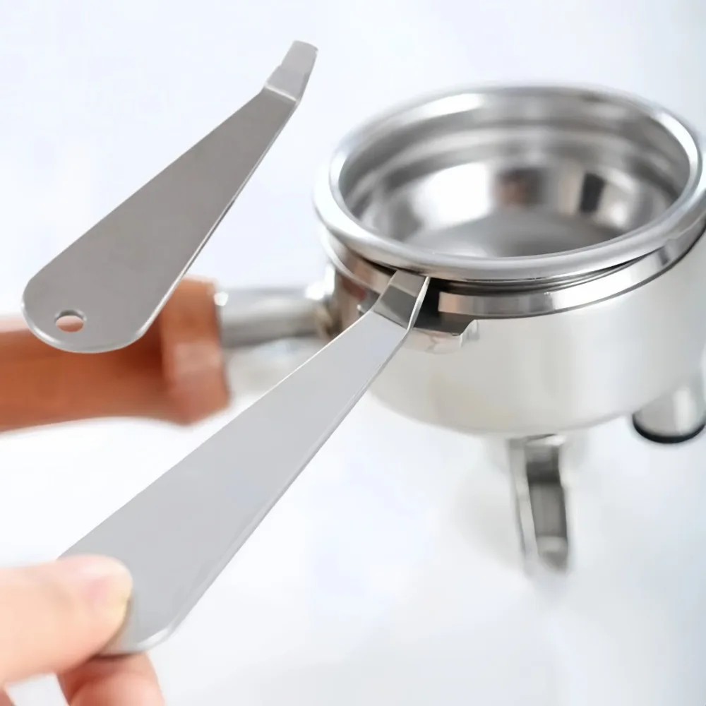 Stainless Steel Durable Coffee Powder Cup Portable Filter Disassembly Tool Concentrated Coffee Powder Bowl Cleaning Accessories