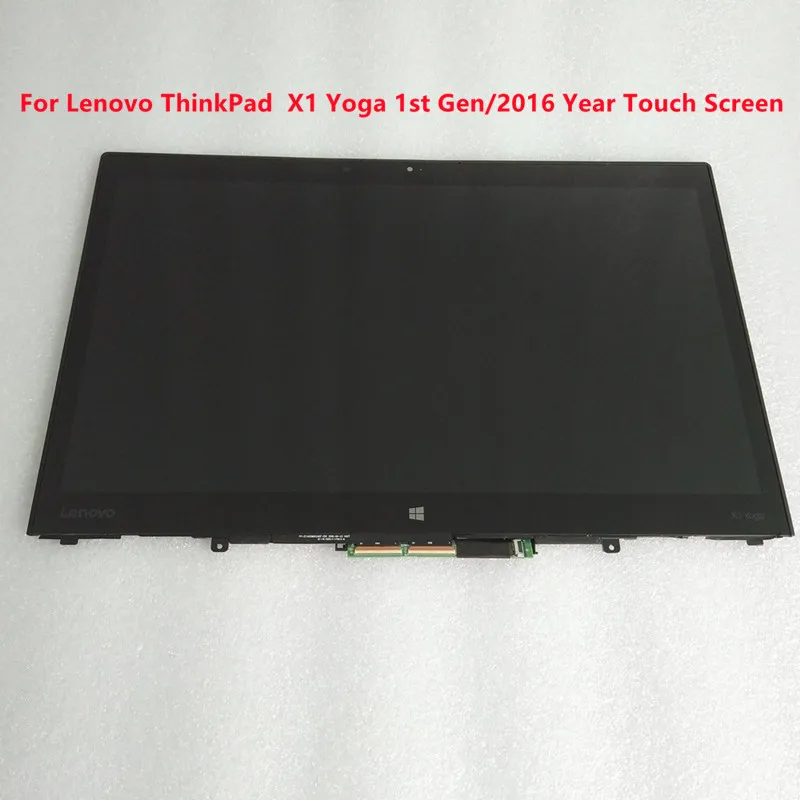 X1 Yoga 1st Gen LCD Touch Display Panel Digitizer Assembly 14 Inch FHD WQHD For Lenovo Thinkpad X1 Yoga TouchScreen