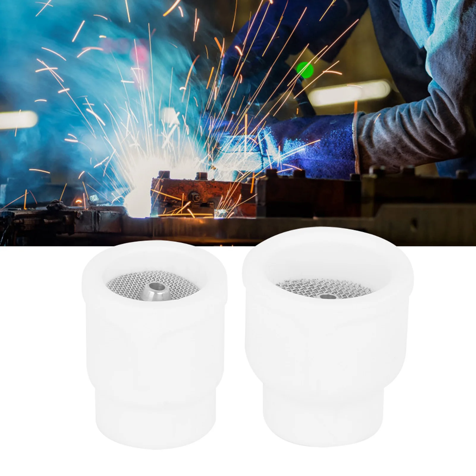 

10# Ceramic Welding Cup Ceramic Welding Cup Set for WP‑17/18/26/9/20 Agon Arc Welding Gun 10# 12# Manual Tool