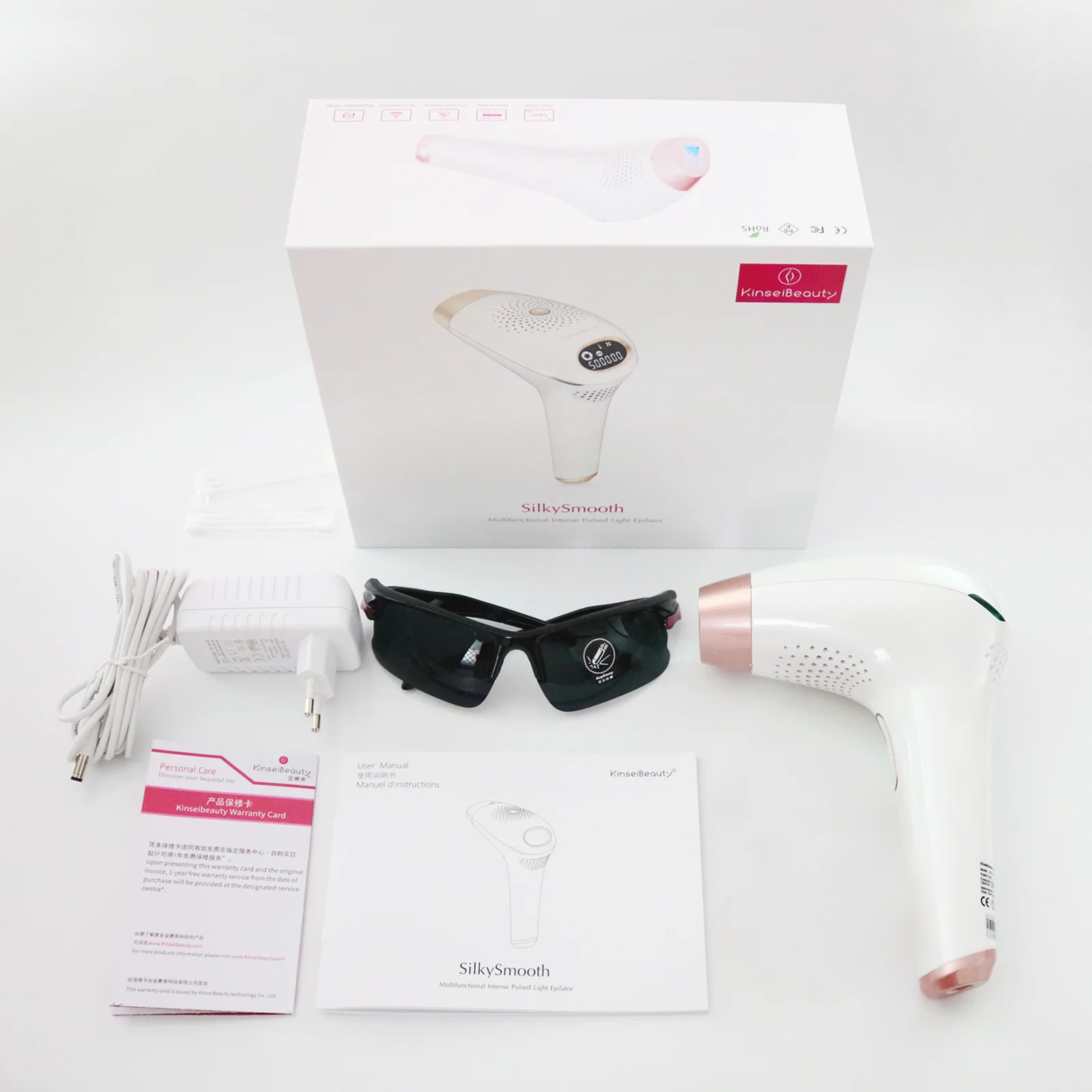 Laser Hair Removal Device لايزر ازالة الشعر IPL Electric Lazer Bikini Hair Permanent for Women Men Body Hair Remove Machine