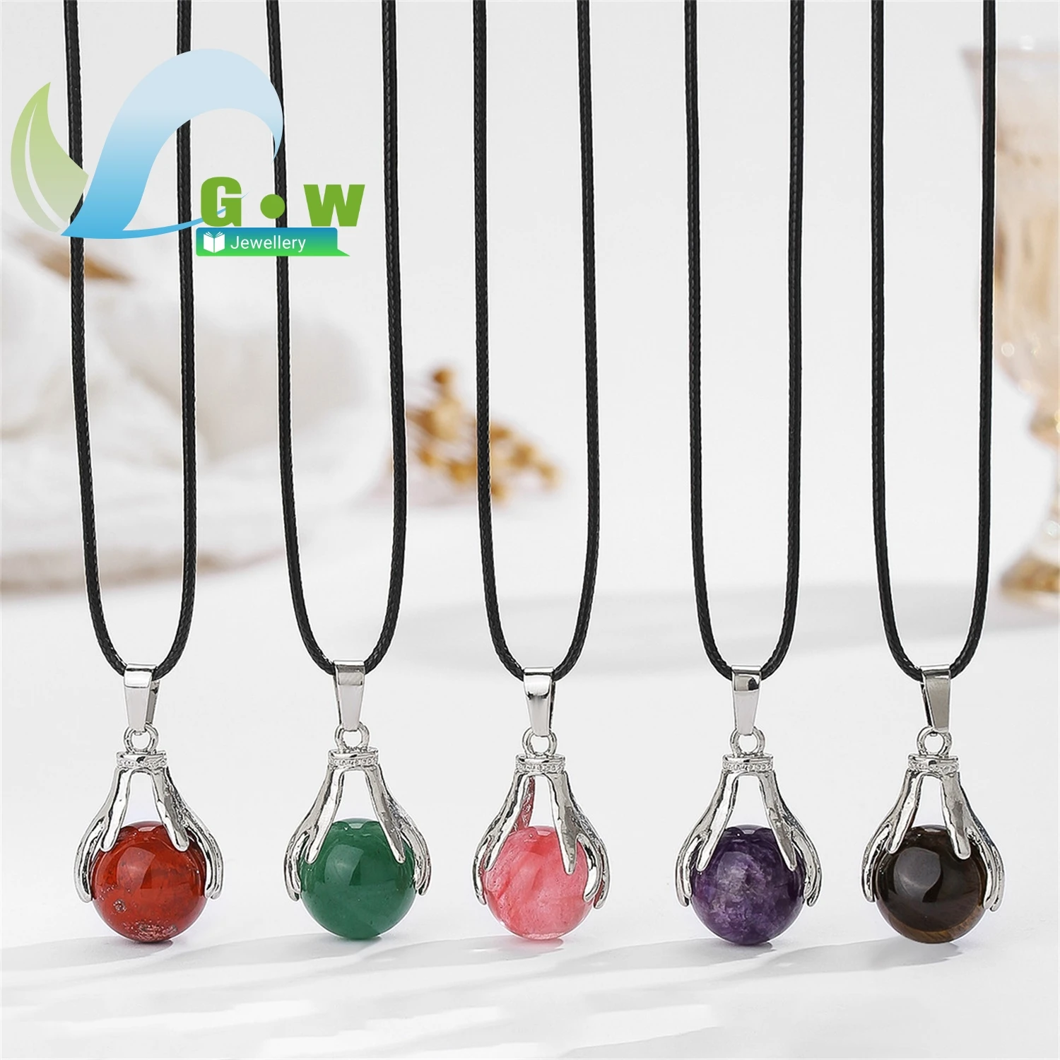 

Ручная бусина, ожерелье из натурального розового кварца, кулон с кристаллами, маленький шарик, ободок, оптовая поставка ювелирных изделий