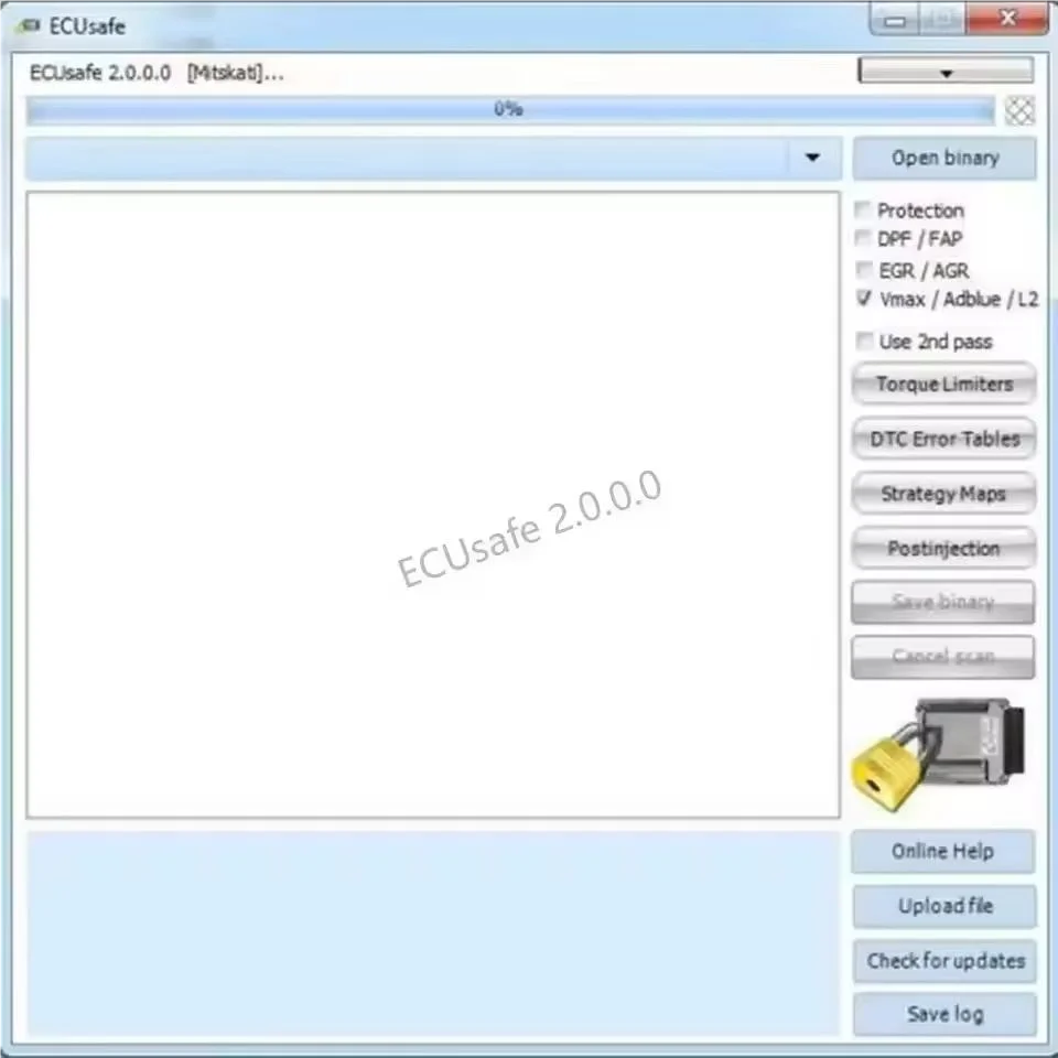 Best Selling ECU Safe 2.0 ECUSafe 2.0 ECU ECM 2.0 Diagnostic Tool CD DVD Software For Car and Trucks CD USB work with KESS
