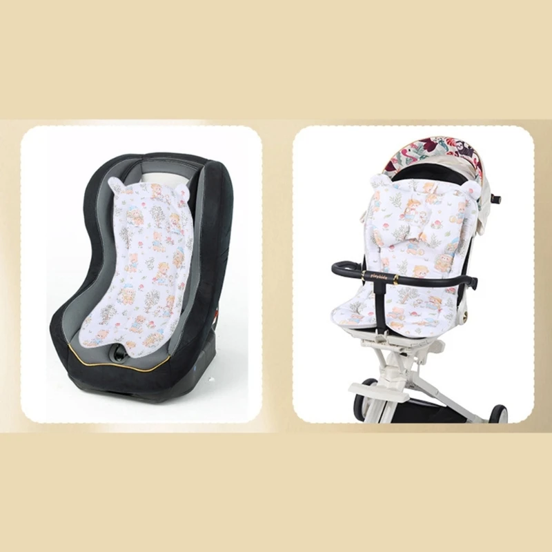 وسادة مقعد لعربات الأطفال J15U قابلة للإزالة، مصنوعة من نسيج قطني سهل الاستخدام على الوجهين #3