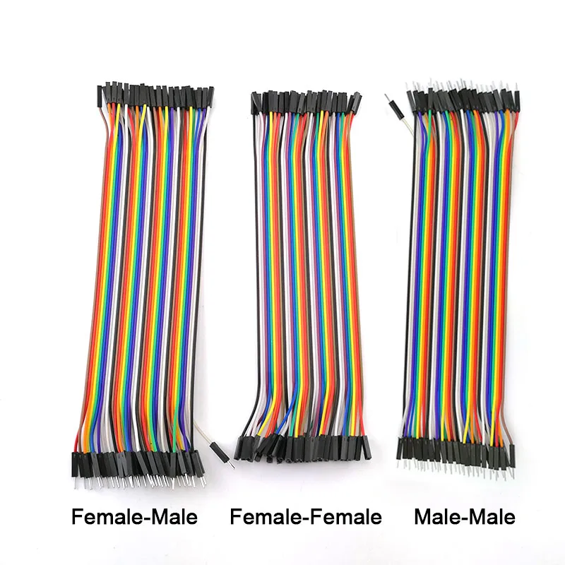 40pin Wire 20cm Dupont Jumper Wire Line Eclectic Cable Male to Male Female to Female to male F M Connector for Arduino DIY Kit P