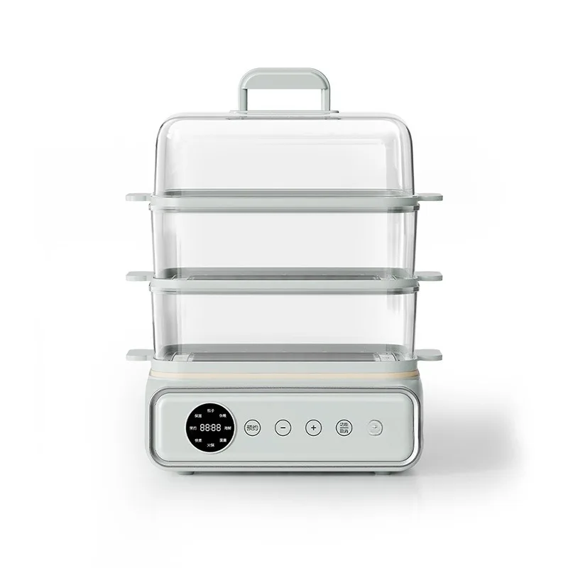 

Egg Steamer Electric Steamer Steam Pot Breakfast Machine 21.5 Liters Large Capacity