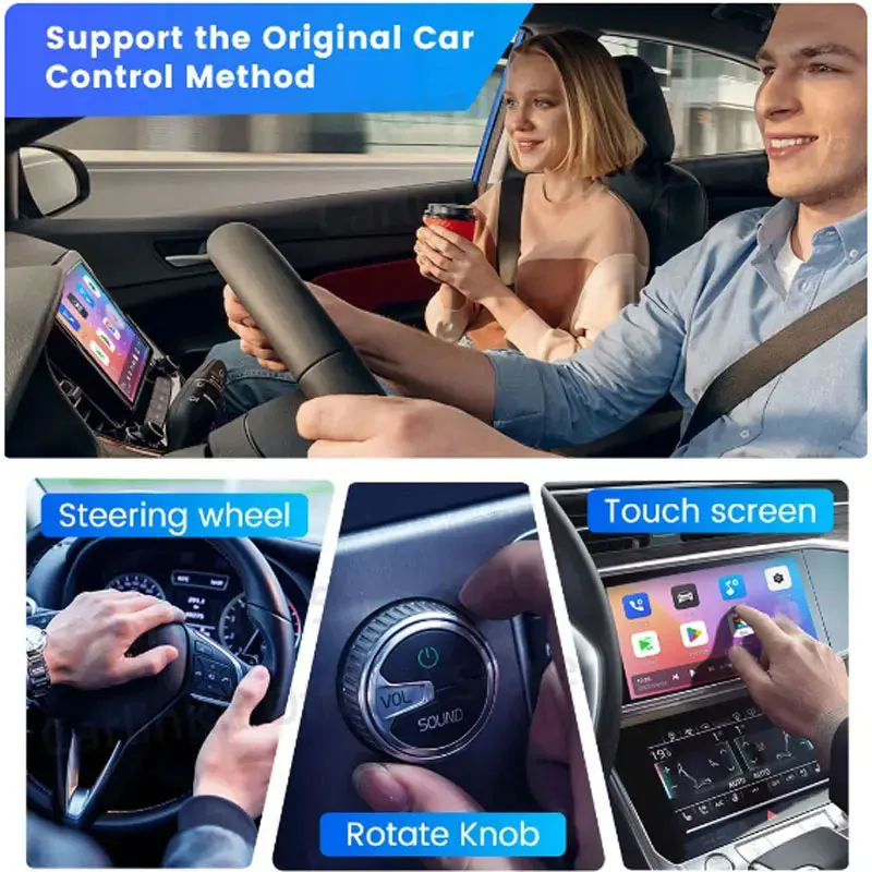 WiFi Wireless CarPlay Android 11 Ai Mini Box Wireless Android Auto Adapter Dongle Support Online Watching Video Auto Connect Box