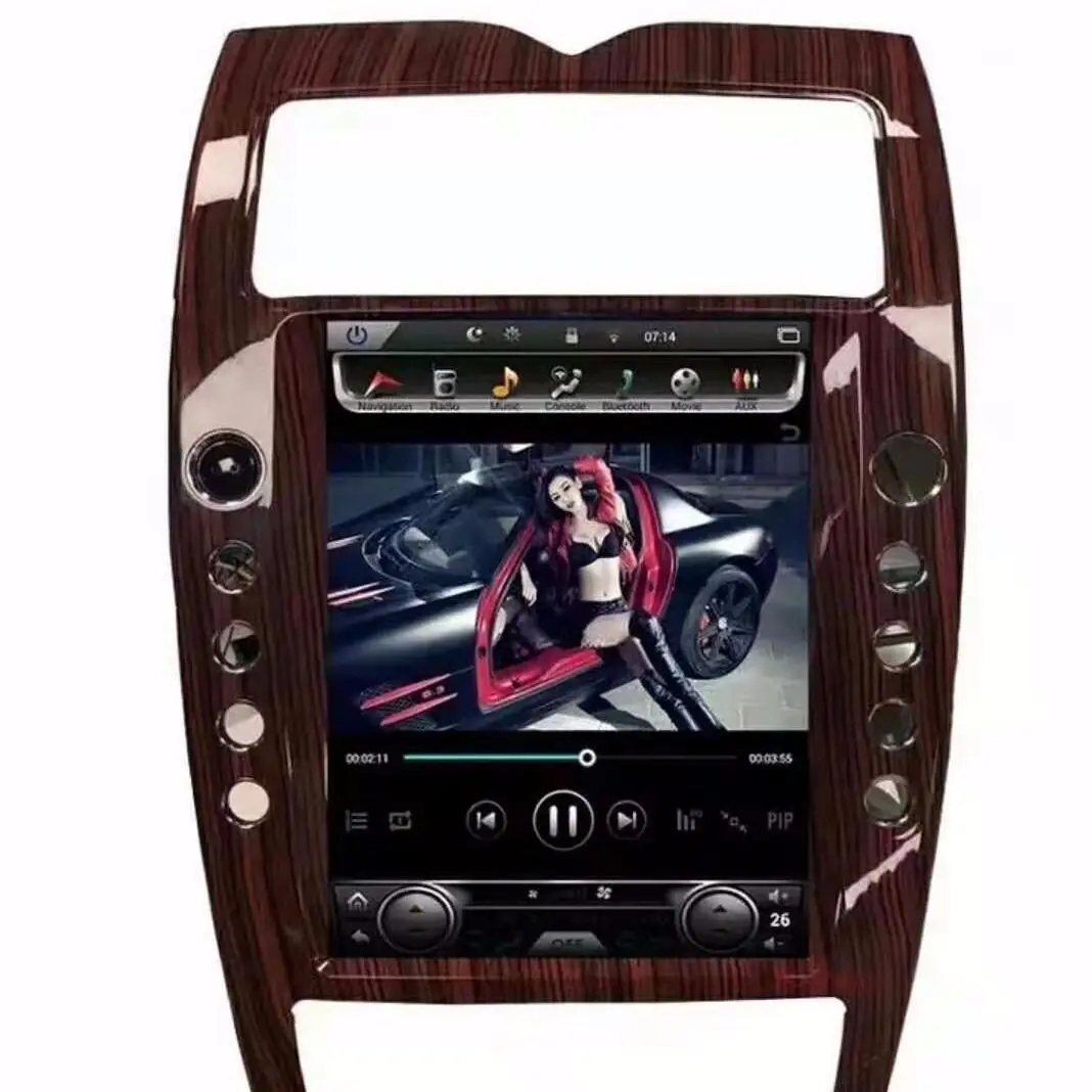 12,1 "Android 13 Auto Stereo Für Maserati Quattroporte 2008-2012 Tesla Multimedia Radio Bluetooth Audio Stereo Drahtlose CarPlay