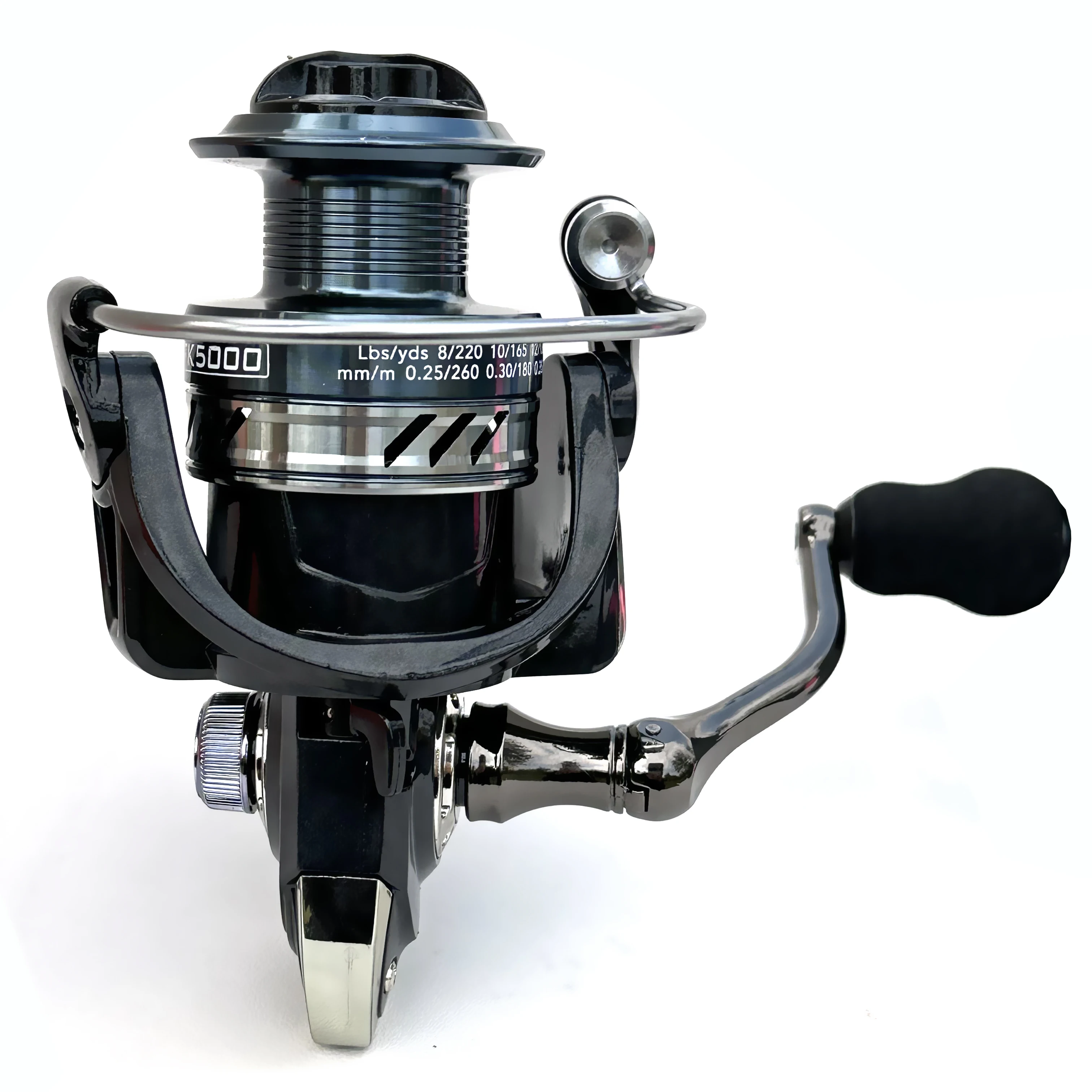 High Strength Spinning Fishing Reel 2000-7000 Series Gear Ratio 5.2:1 Saltwater Jigging Wheel Big Pulling Drag 8KG for All Water