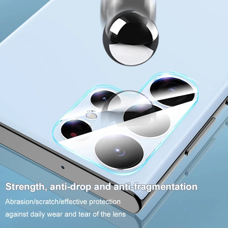 4 piezas protector de lente de cámara de cobertura completa para Samsung S25 S24 S22 S21 S23 Plus Ultra FE, para Samsung S25 Ultra, vidrio templado para cámara 3