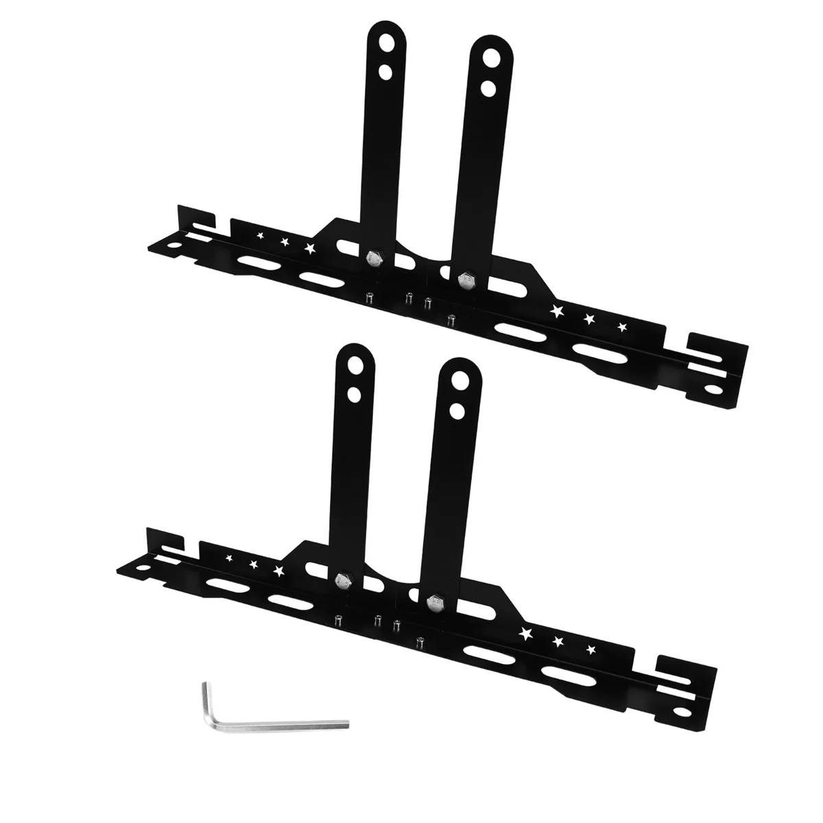 

A002 Car Wheel Alignment Tool Plates Adjustable Automotive Wheel Leveling Aligner Wheel Balancing Tool Black