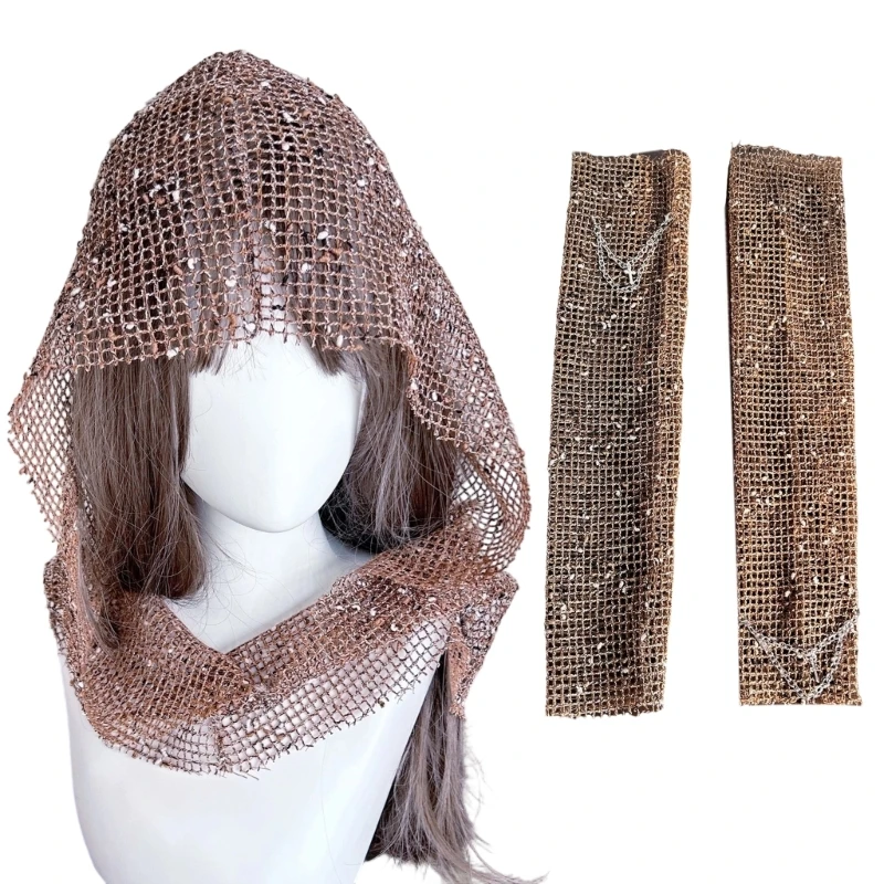 dxaa-–-chapeau-a-mailles-polyvalentes-chapeau-d'evenement-cosplay-foulards-larges-scintillants-chapeau-dramatique