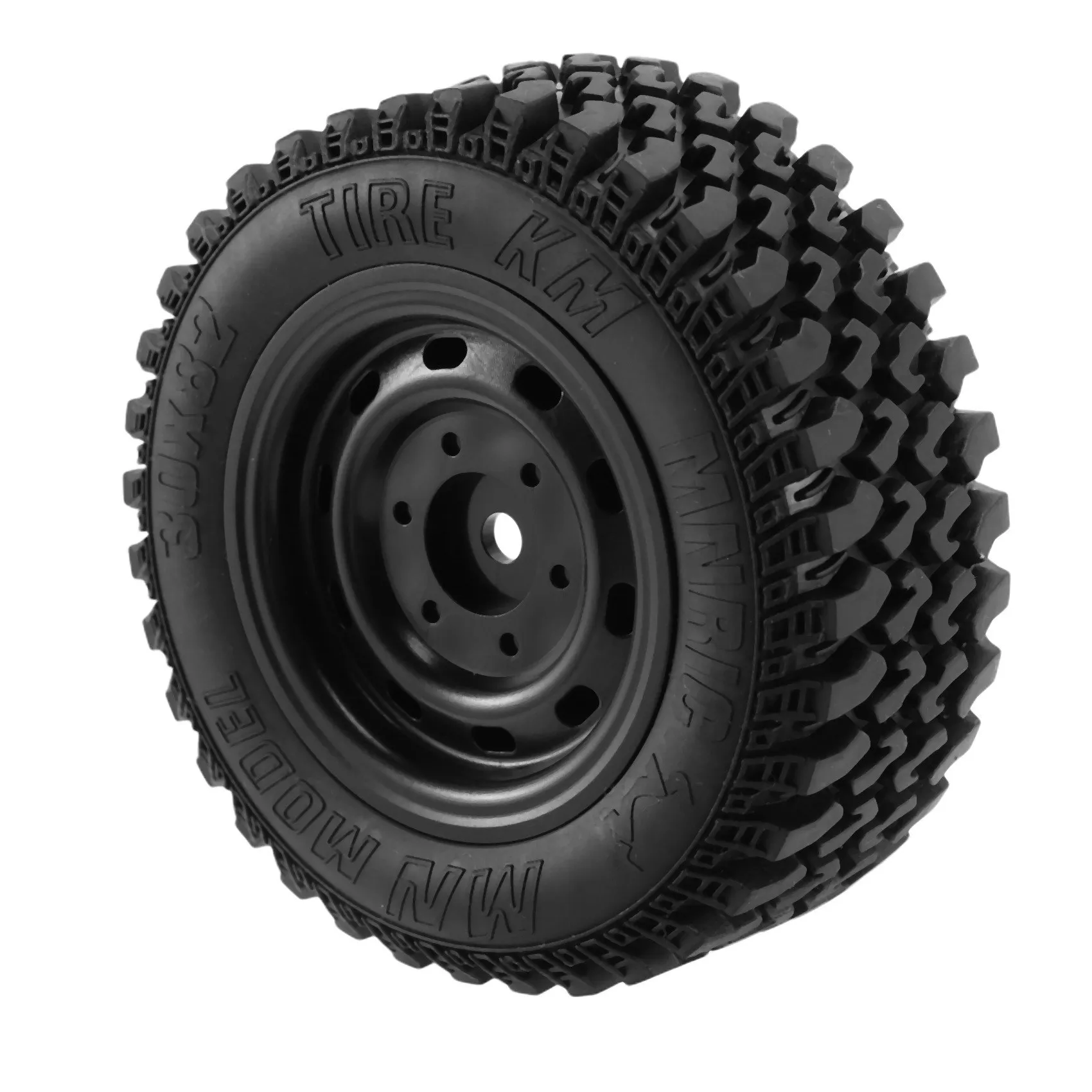 [Toybuy】 20Pcs Rubber Wheel Tire Tyre Set For MN86 1/12 RC Car DIY Upgrade Spare Parts Accessories