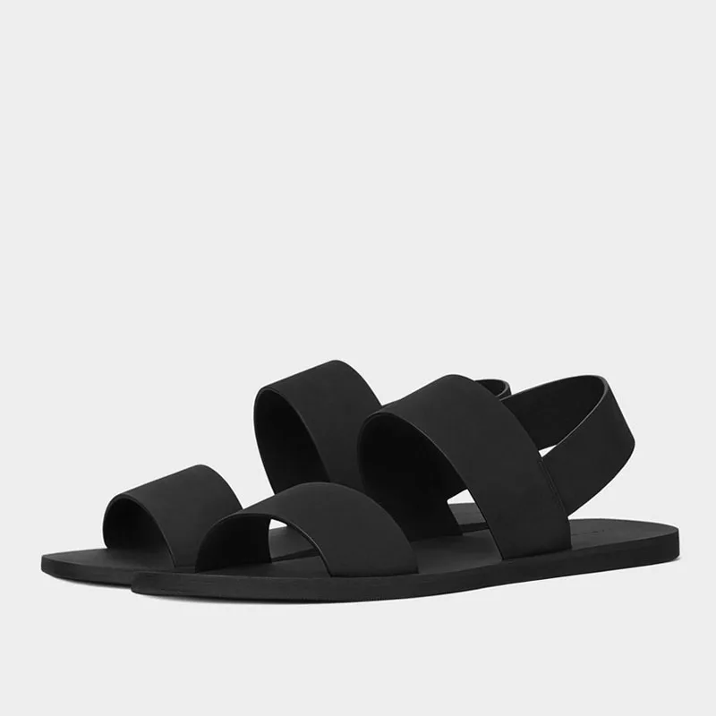 Ultra Light Trendy Young Man Black Straps Driving Simple Sandals Leisure Men\'s Outdoor Casual Beach Shoes Holiday Must Have