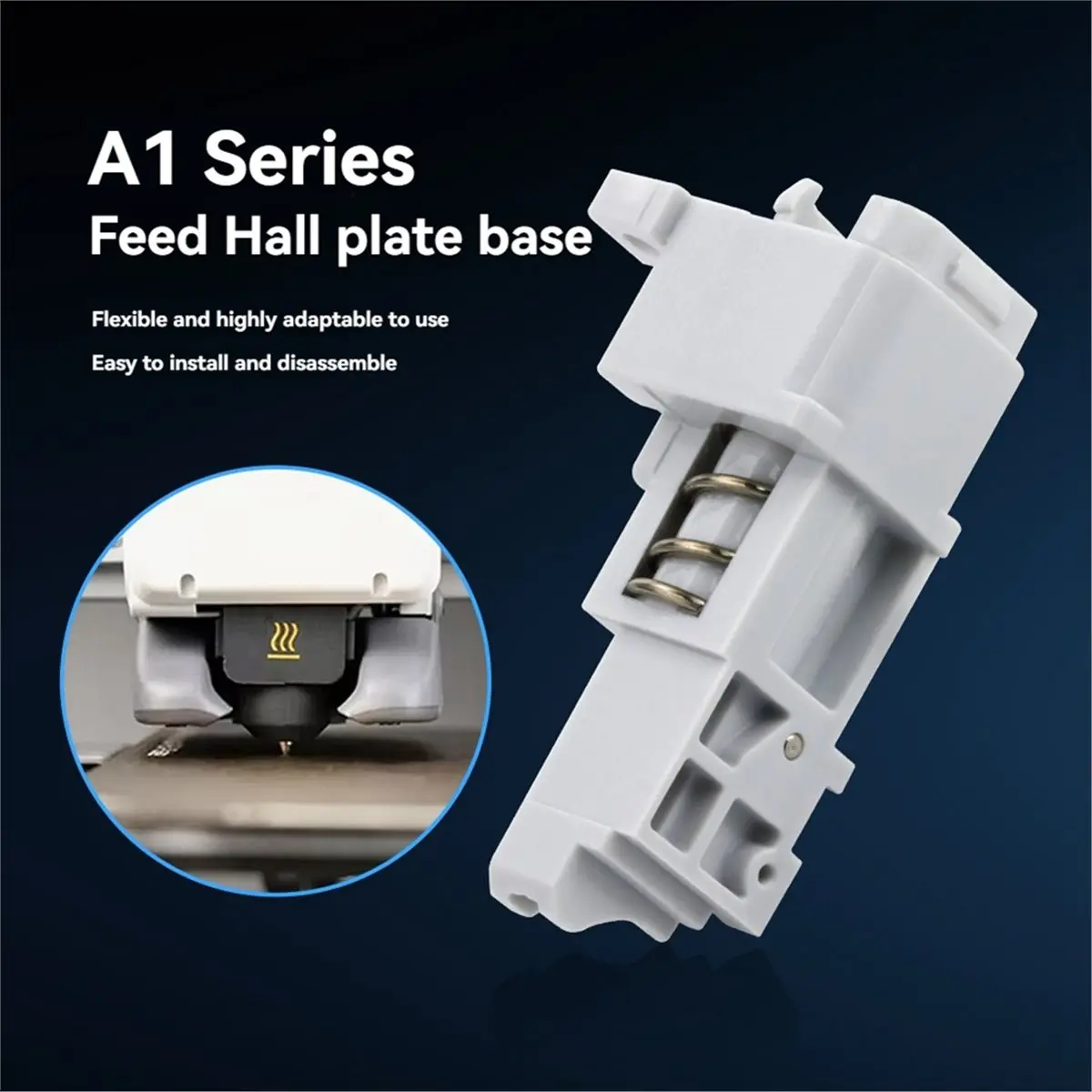 Filament Sensor Kit for A1 A1 , AMS Filament Hub Feed Hall Board Sensor Base, 3D Printer Replacement Parts