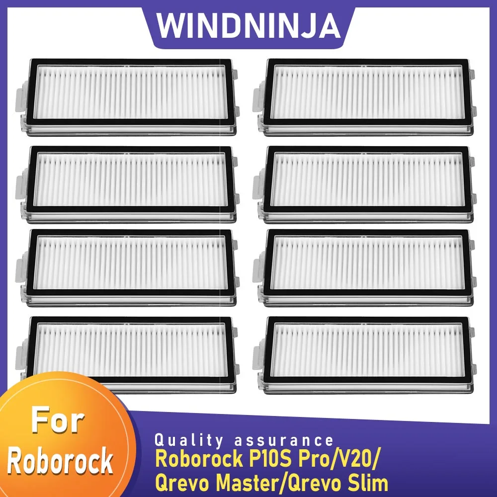 

Аксессуары для фильтров для Roborock P10S Pro/V20/Qrevo Master/Qrevo Slim, робот-пылесос, высокоэффективная замена фильтра