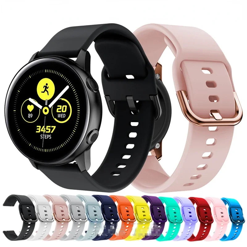 20mm/22mm band For Amazfit GTS/2/2e/3/4 GTS2 Mini/GTR 4/3/Pro/47mm/GTR2/2e/stratos 2/3 Silicone Bracelet Amazfit bip Watch strap