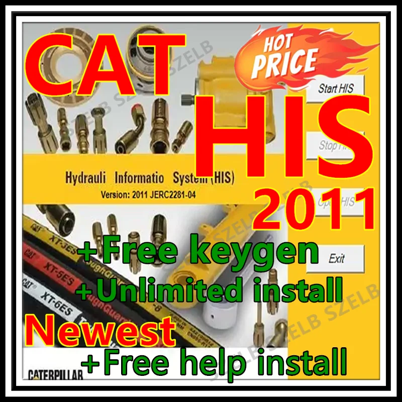 

2025 hot sell, EPC Repair CAT ET HIS 2011 for red CAT Caterpillar ET Hydraulic Information System 2011+ keygen+ free install