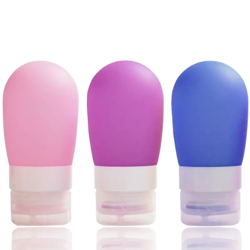 

Новые 38/60/80 мл модные силиконовые дорожные бутылки ярких цветов, контейнер для косметического шампуня, лосьона, дорожные аксессуары