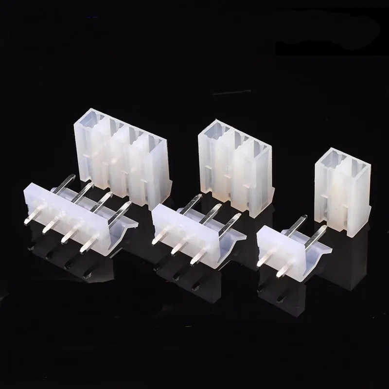 10Pcs CH 3.96mm Pitch Connector - 2/3/4/5/6/8 Pin Male Pin Header & Female Housing (Straight & Right Angle)