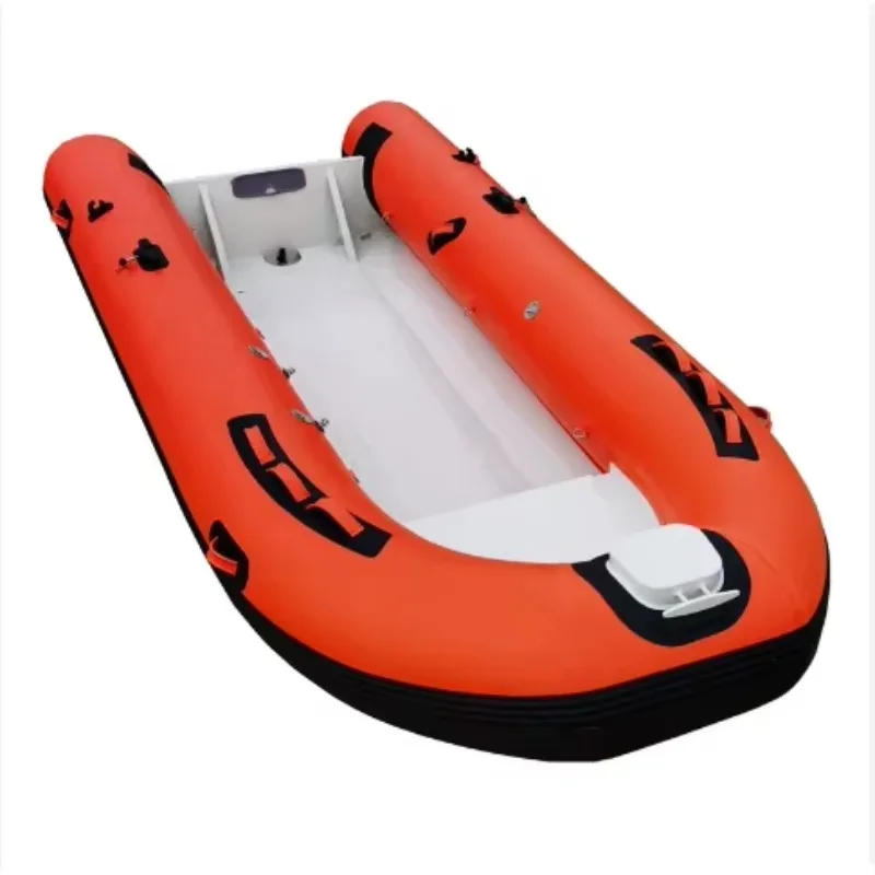China 390 Double Shell Inflatable Rib Boat Custom Fishing Rib Aluminum Boat Outdoor Rafting Activities - Boating Yacht