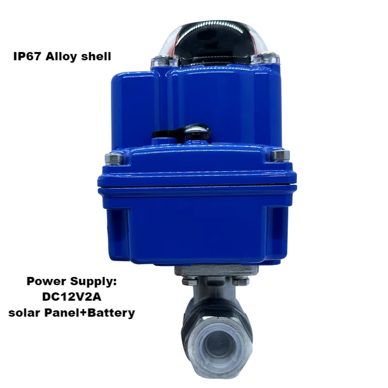 App Smart Control ISO Pn16 Pn25 Motorized SS304 2 Way Valve Electric Actuated Stainless Steel 304 CF8 Ball Valves Via 4G Network
