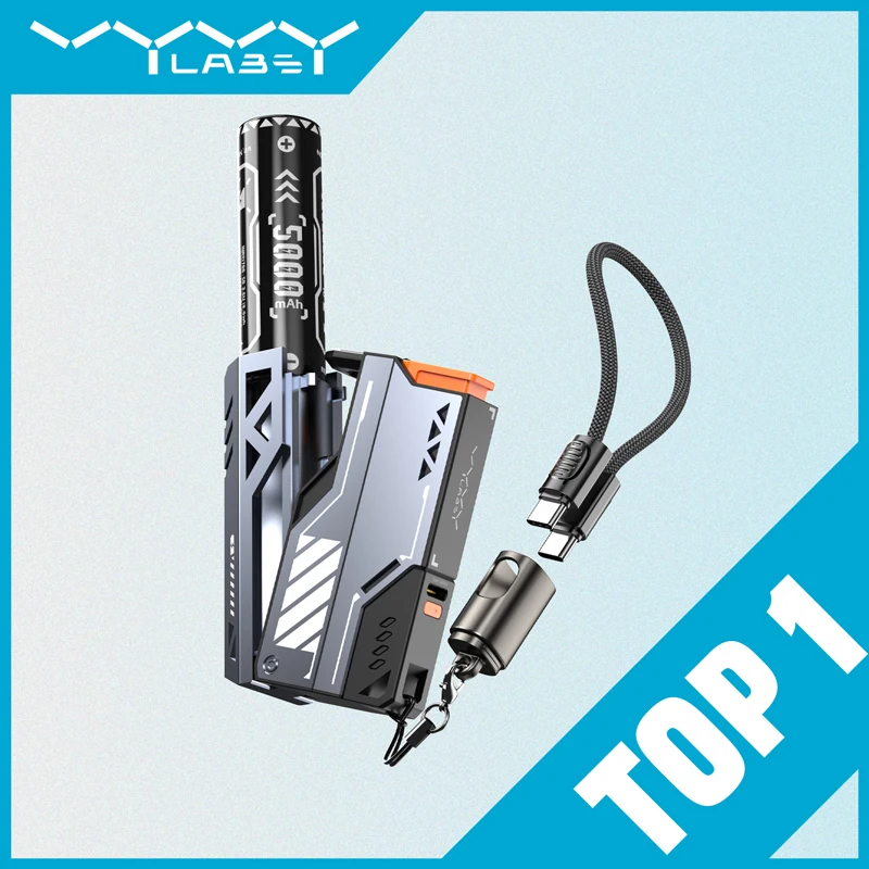 VYVYLABS 40000mAh قوة البنك 22.5 واط شحن سريع قوة البنك المحمولة في الهواء الطلق مخيم إمدادات الطوارئ الهاتف المحمول بطارية احتياطية