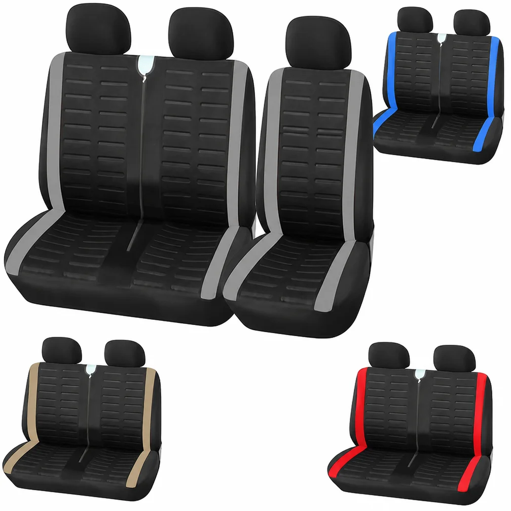 2+1 Seat Cover Car Seat Covers Protector for Transporter/Van, Universal Car/Truck Seat Covers, Truck Interior Accessory, 3 Color