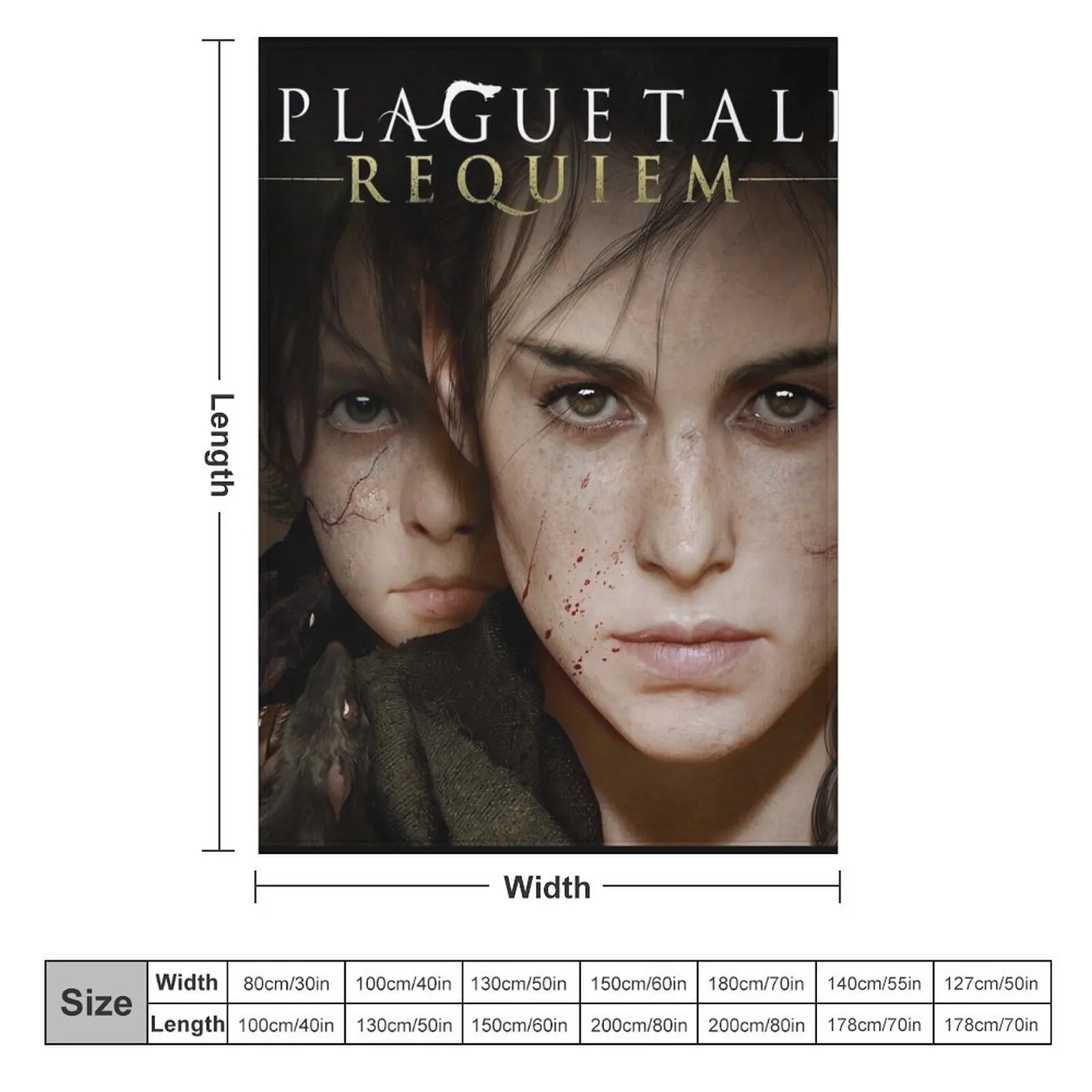 A Plague Tale: Requiem Throw Blanket Flannels For Baby Decorative Throw Blankets