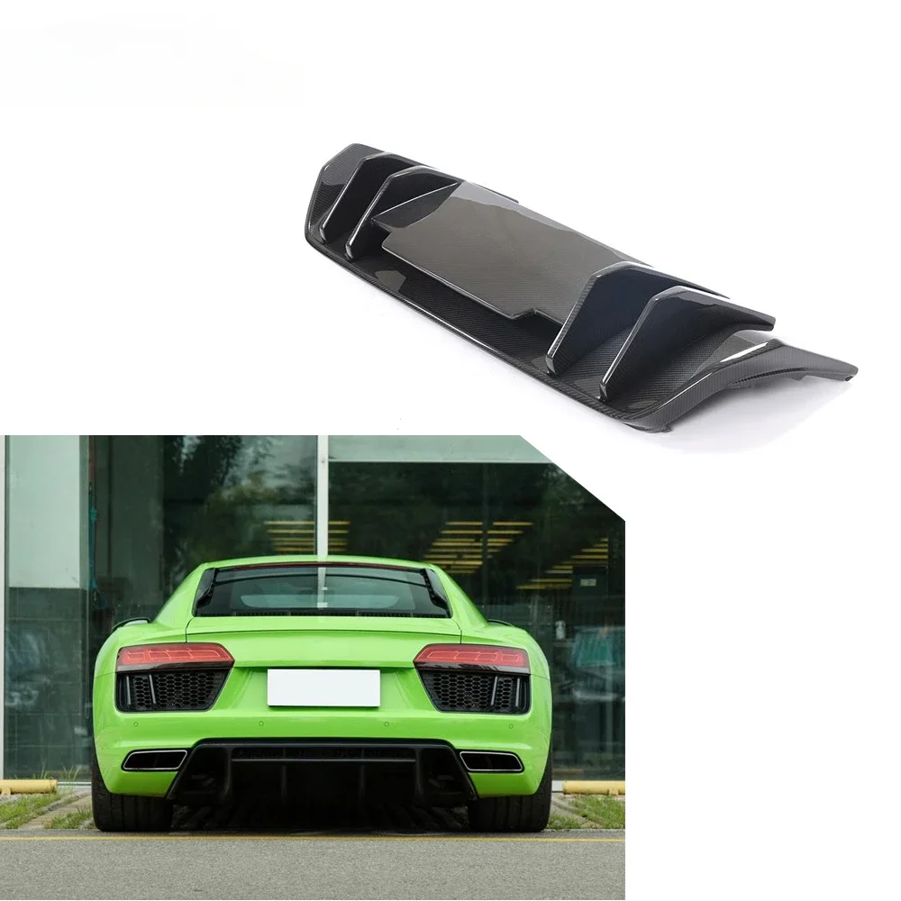 

Dry Carbon Fiber Car Rear Diffuser for Audi R8 2-Door 2016-2018