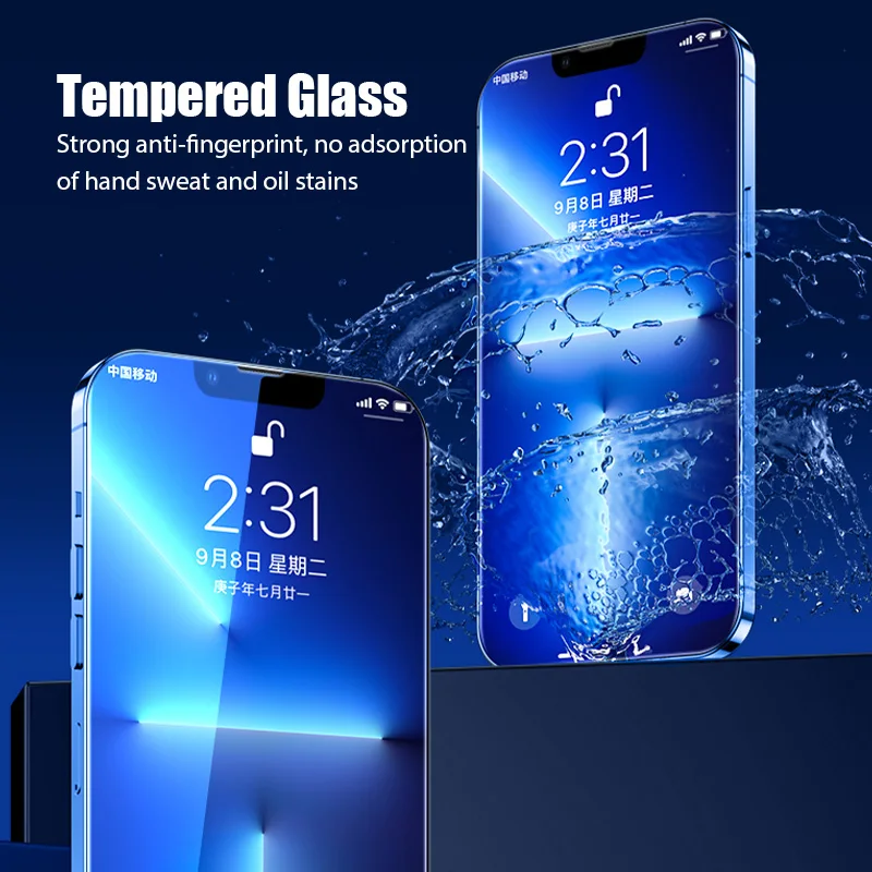 4PCS Protective Glass for iPhone 17 16 15 14 13 12 11 Pro Max 13 12 Mini Screen Protector For iPhone 17 Air 16e 15 14 Plus Glass view 6