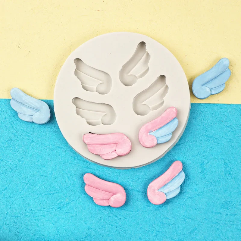 1 PCS Silicone 3D Wing Mold Form Arts Craft Carving Pottery Ceramic Tool Handmade Clay Tools