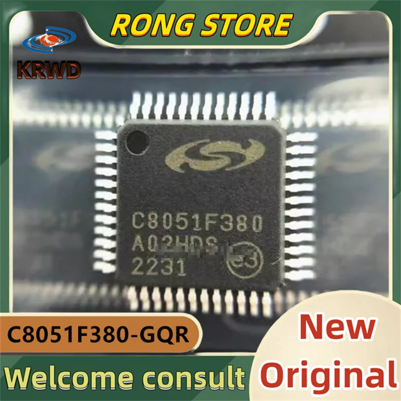 5pcs C8051F380   New and Original C8051F380-GQR TQFP-48