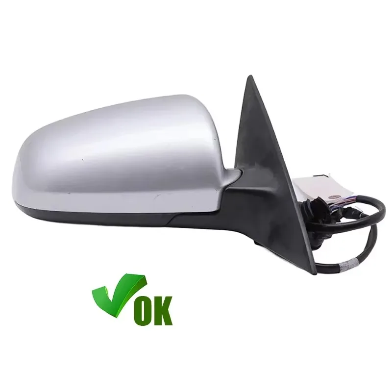 BOMP Car rearview mirror cover For Audi A3 8P 2003 2004 2005 2006 2007 2008 Exterior decorations suitable for left-hand drive
