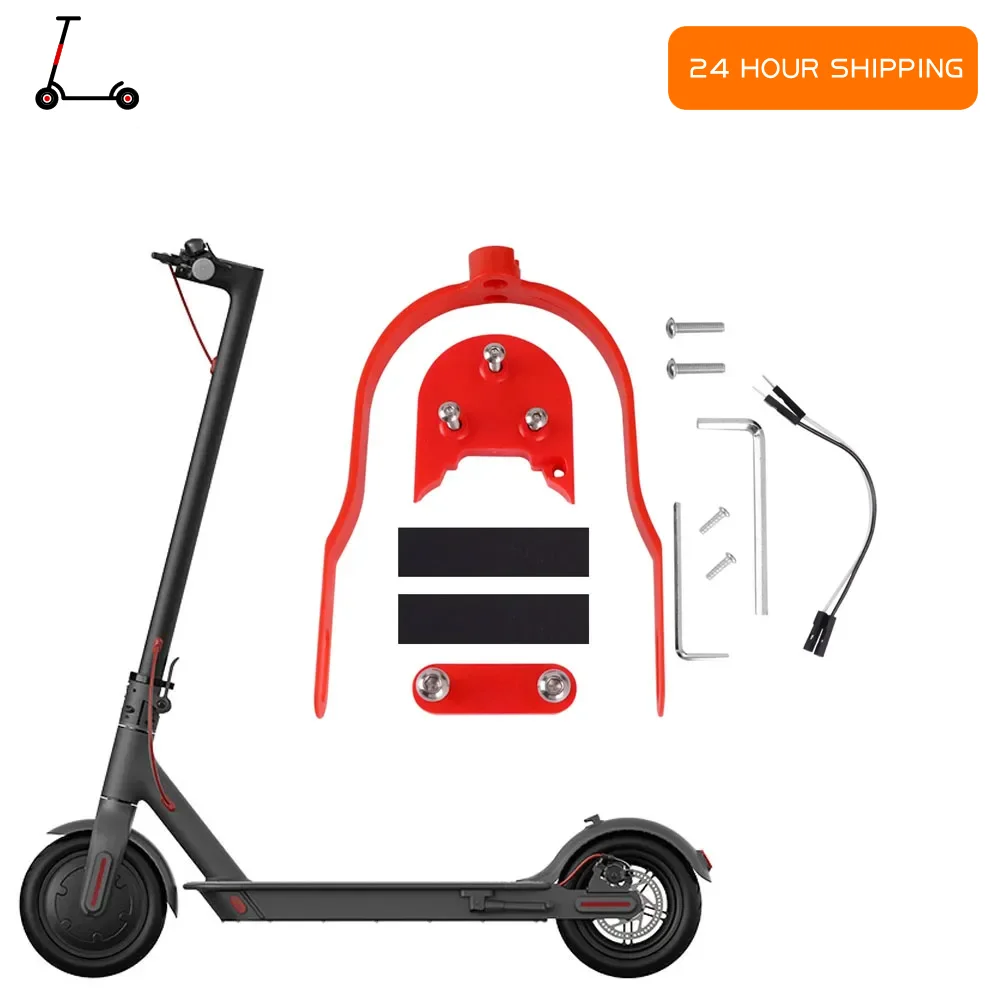 Kit de soporte espaciador de soporte de pie de rueda de guardabarros trasero mejorado de 10 pulgadas para Xiaomi M365/Pro/1S, accesorios de soporte de guardabarros para patinete eléctrico