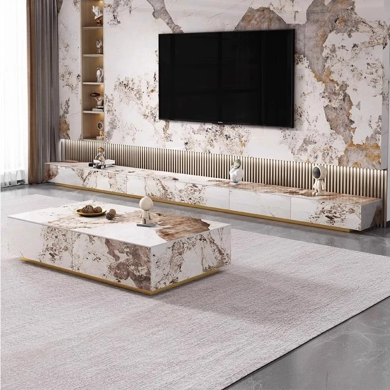 Storage Designer TV Cabinet Luxury Modern Living Room Display Tv Table Salon Trendy Unique Muebles Entrance Hall Furniture