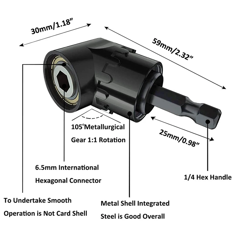 Impact Grade Driver Sockets Adapter Drill Extension Set,Flexible Drill Shaft Extension Bit,Magnetic Bit Holder