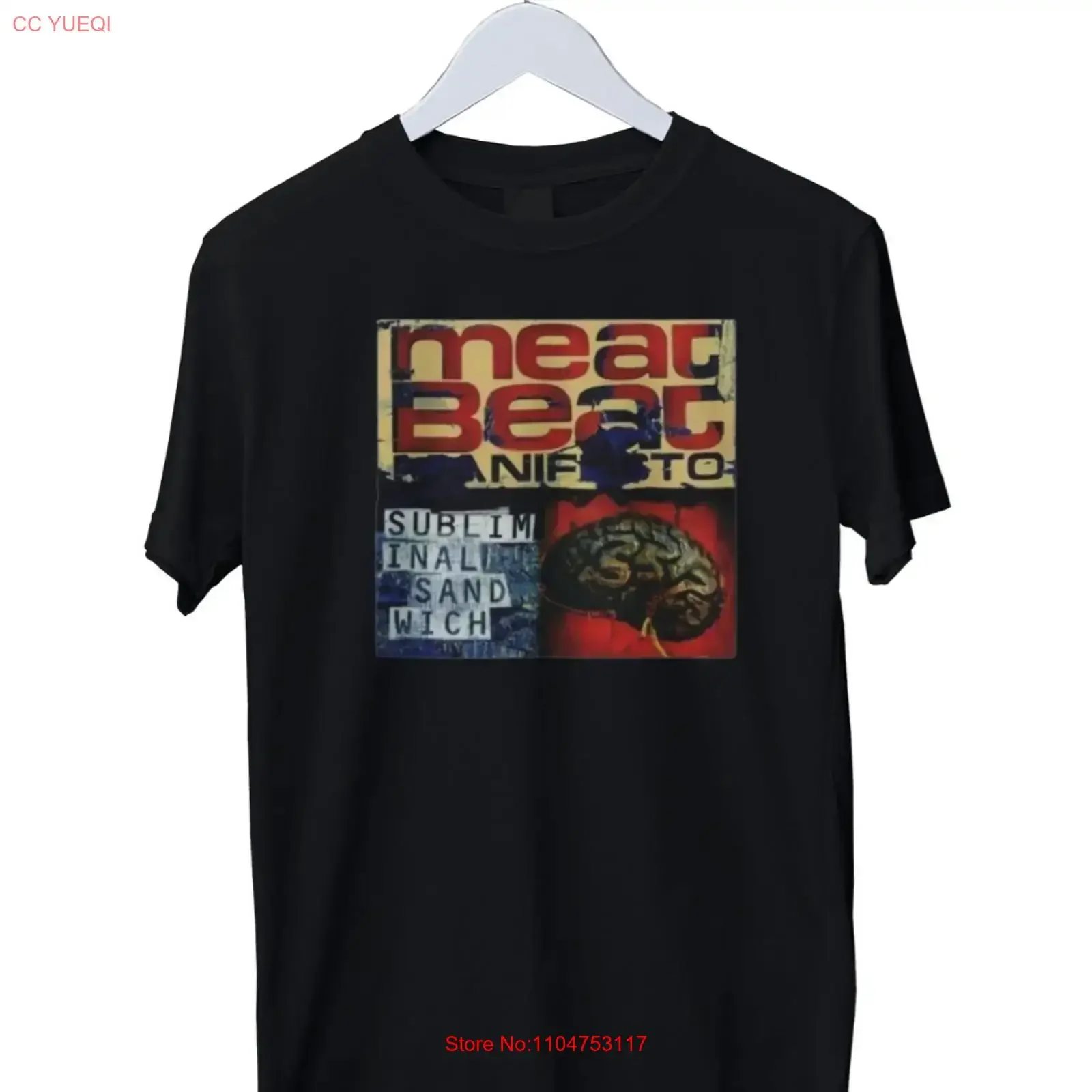Meat Beat Manifesto Sampler From Subliminal T Shirt Mens S M L XL 2 3 4 long or short sleeves vintage Washed Comfortable Unisex