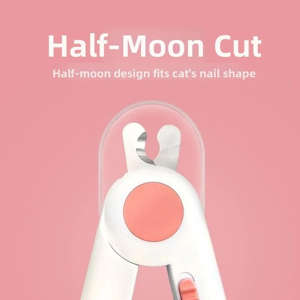 Pet Care Safe Design Dog Nail Clipper LED Labor-saving Cat Nail Grinder Safe with Nail File Nail Cutter Cat Claw Care