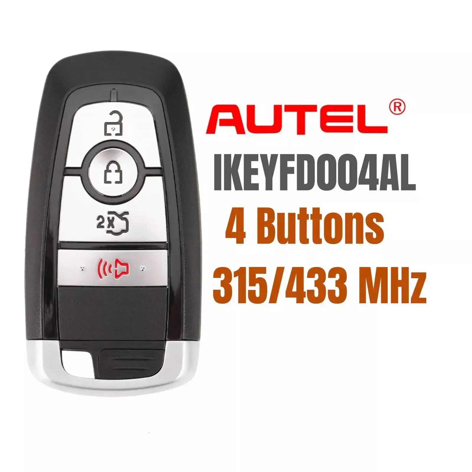 AUTEL Universal Smart Key IKEYFD004AL 4 Buttons 315/433 MHz for MaxiIM KM100E