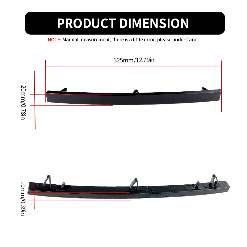2Pcs For 2014-2019 Chevrolet Corvette C7 OE-Spec 84031888, 84031887 Red Lens Rear  Left Right Bumper Reflector Lenses