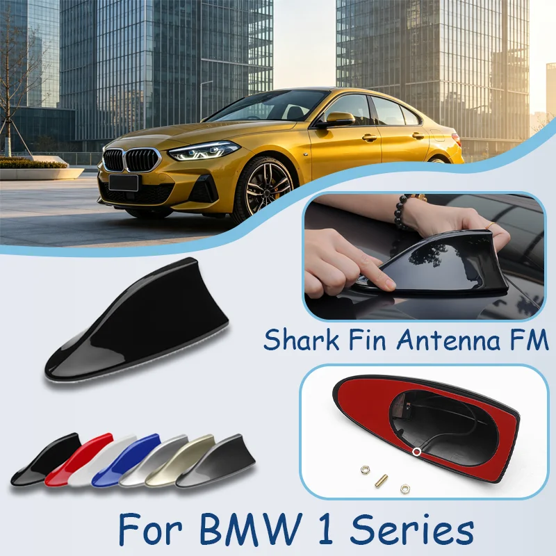 For BMW 1 Series – Shark Fin Antenna, FM Signal Booster, Waterproof Radio Antenna, FM/AM Super Aerials