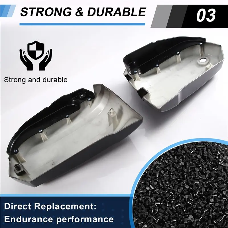 Hot Selling-For Kawasaki VN1600 Vulcan 03-08 1 Pair Motorcycle Side Covers 36001-1684 36001-1685 Battery Cover Panels Glossy