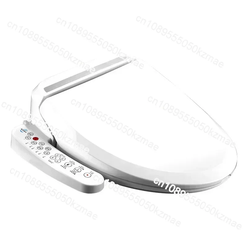 Extended Toilet Seat Toilet Seat, White, Endless Warm Water, Rear & Front Wash, LED Light, Wireless Remote Control (Extended)