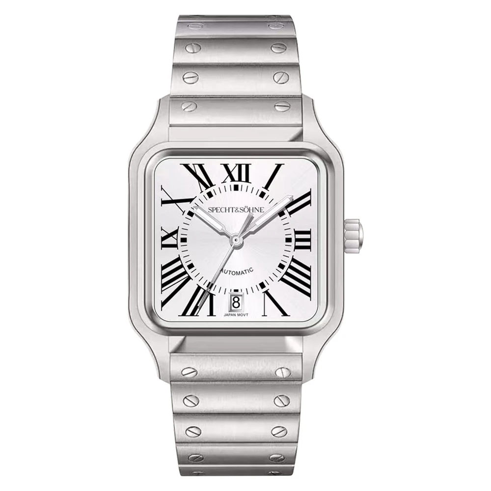 Specht&Sohne Neue Herrenuhren Japan Miyota 8215 Movt Mechanische Armbanduhren Edelstahl 50M wasserdicht Relogio Masculino