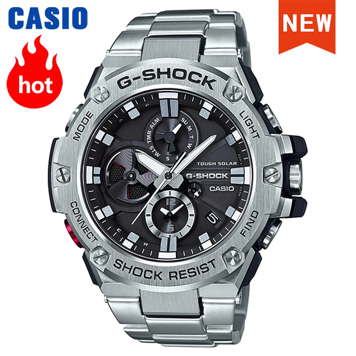 

Casio watch g shock antimagnetic and antishock waterproof Limited Edition men watch reloj casio hombre free shipping GST-B100D-