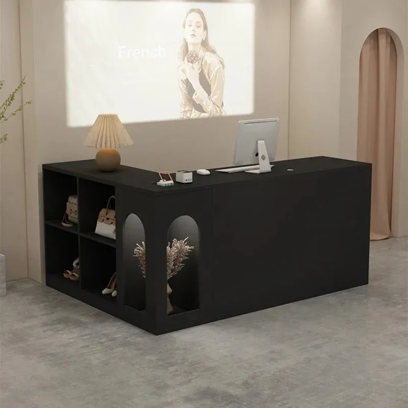 A506 Corner Clothing Store checkout page Cream Wind Bar Table Counter Nail Salon Reception Desk