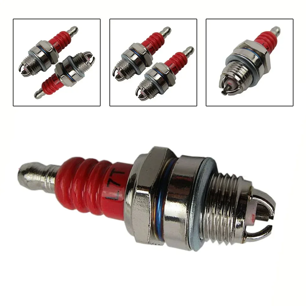 Imagem -03 - Spark Plug L7t Polo de Três Lados Pólo de um Lado para Motosserra a Gasolina e Cortador de Escova Velas de Ignição Tempos