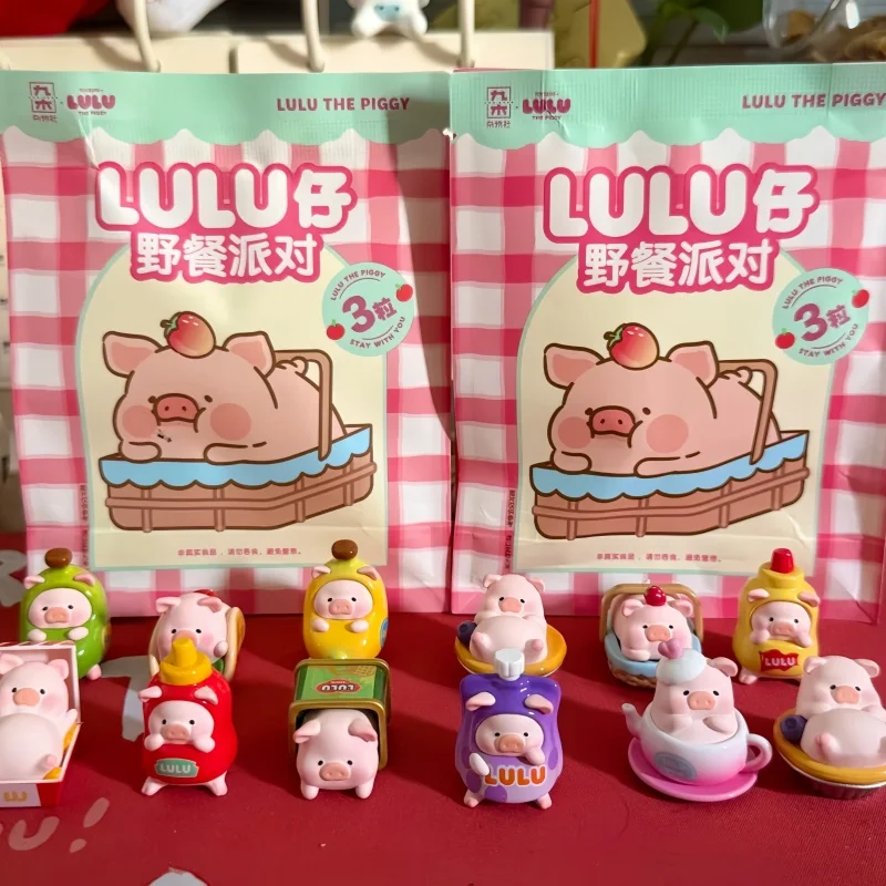 

Подлинная новая серия Lulu The Piggy для пикника, вечеринки, слепый Bax, милые гранулы, сумка-сюрприз, загадочная коробка, гаражный комплект, милые подарки, трендовая игра