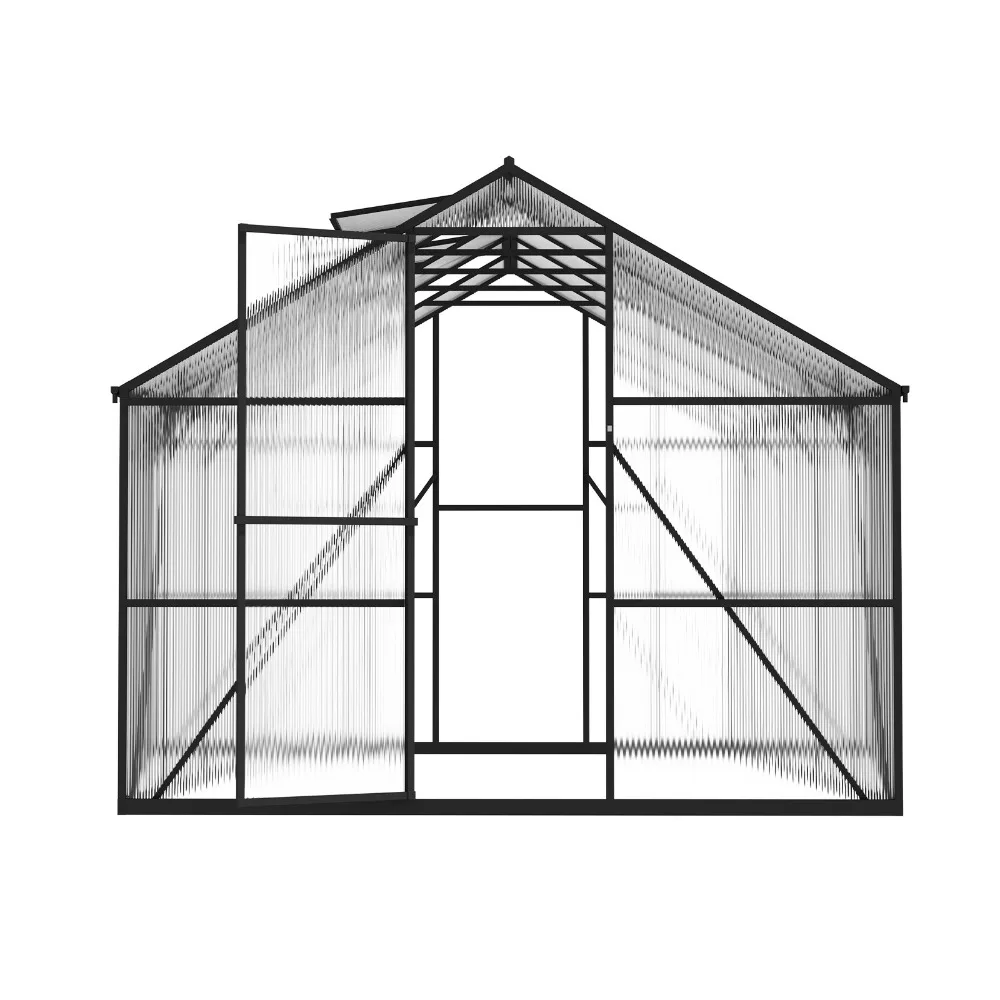 

Уличная теплица из поликарбоната размером 8 x 10 футов с прочной рамой